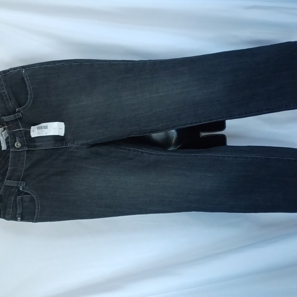 NWT Chico’s Platinum Denim Bootcut Jeans Charcoal Wash Chico’s Sz 1 Short Size 8 - Picture 1 of 5